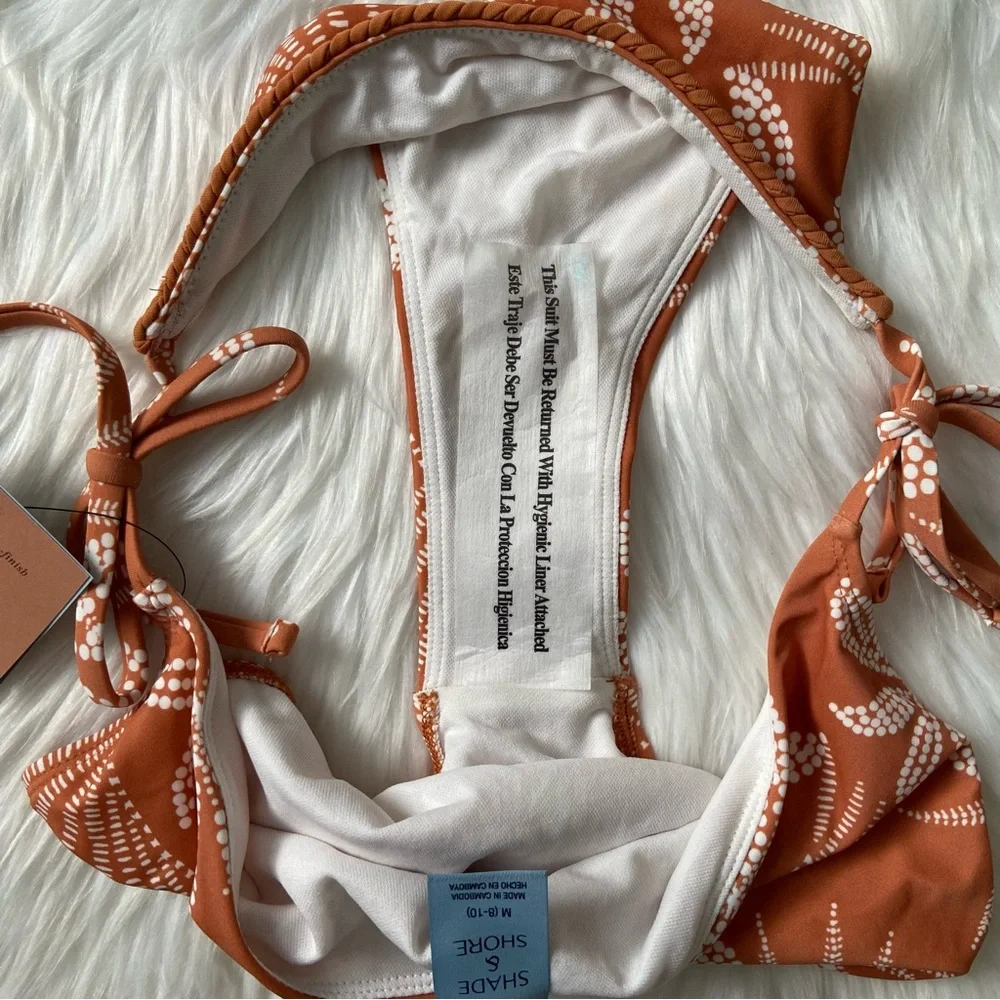 braided floral triangle bikini - Picture 7 of 10